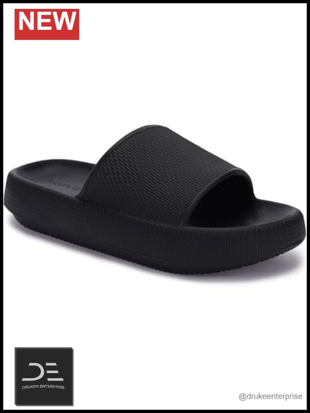 Non Slip Quick Drying EVA Shower Slides Thick Sole Pillow Slippers